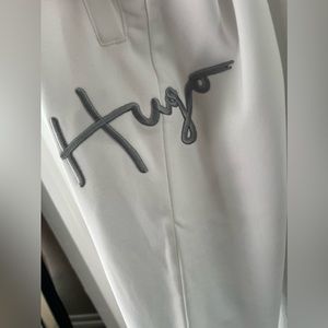 Men’s size medium white Hugo Boss sweatpants